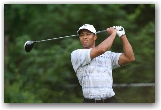 Tiger Woods (photo by Keith Allison, WikiMedia Creative Commons License)